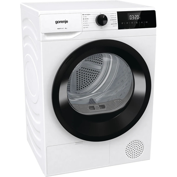 Uscator de rufe GORENJE DHNE83, Pompa de caldura, 8 kg, 15 programe, Clasa C, alb [3]