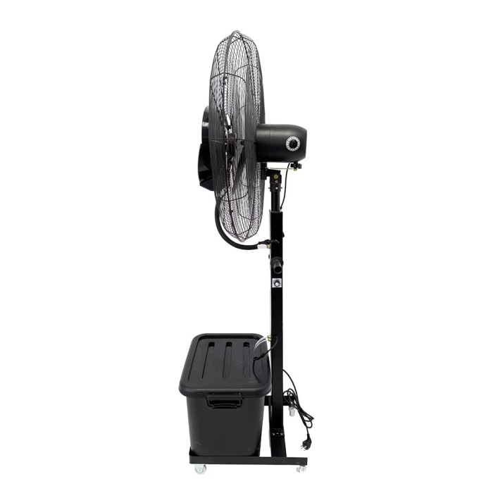 Ventilator terasa VORTEX VO4260 cu Pulverizare Apă, Ø71cm, 3 Trepte de Viteză, 230W, Funcție Răcire și Umidificare, Rezervor Integrat, Oscilație Automată, Negru [3]