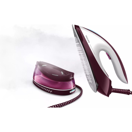 Statie de calcat cu abur Philips PerfectCare Compact GC7842/40, 2400W, 6.5 bari,jet de abur continuu 120 g/min, jet de abur 400g, talpa SteamGlide, OptimalTemp, rezervor fix 1.5L, sistem de detartrare [2]