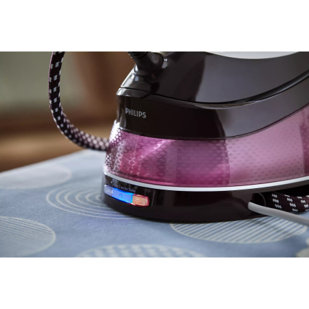 Statie de calcat cu abur Philips PerfectCare Compact GC7842/40, 2400W, 6.5 bari,jet de abur continuu 120 g/min, jet de abur 400g, talpa SteamGlide, OptimalTemp, rezervor fix 1.5L, sistem de detartrare [4]