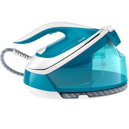 Statie de calcat cu abur Philips PerfectCare Compact Plus GC7920/20, 2400W, 6.5 bari, jet de abur continuu 120 g / min, jet de abur 430 g, talpa SteamGlide Plus, tehnologie OptimalTemp, sistem de deta [0]