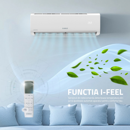 Aparat de aer conditionat Samus ACS-18K01 WIFI, 18000 BTU, R.32, WIFI, clasa energetica racire A++ - Incalzire A+++, Inverter, Display, Alb [7]