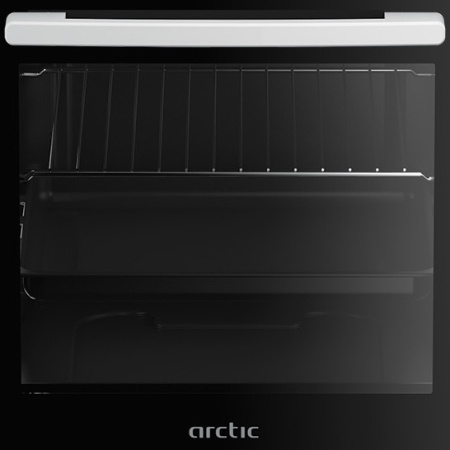 Aragaz Arctic ACM5611DTL, Mixt, 4 arzatoare gaz, Cuptor electric, Grill, Timer, 50 cm, Alb [2]