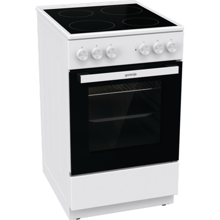 Aragaz GORENJE GEC5A12WG-B, 4 arzatoare, Electric, L 50 cm, alb [1]