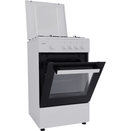 Aragaz Samus SM 450 ABS, Siguranta plita + cuptor, 4 arzatoare, Alb [4]