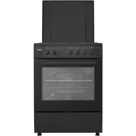 Aragaz Samus SM667APGS, 4 Arzatoare Gaz, Cuptor Gaz, 56 L, Grill, Timer mecanic, Antracit [5]