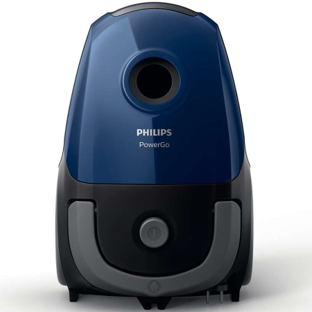 Aspirator cu sac Philips PowerGo FC8240/09, 900 W, 3 L, filtru anti-alergeni, accesorii integrate, Albastru [3]