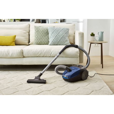 Aspirator cu sac Philips PowerGo FC8240/09, 900 W, 3 L, filtru anti-alergeni, accesorii integrate, Albastru [7]