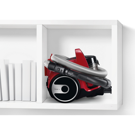 Aspirator fara sac Bosch 3A BGC05AAA2, 700W, 1.5 l, Filtru igienic PureAir, Perie parchet, Easy Clean, Rosu/Negru [6]
