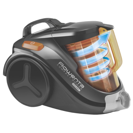 Aspirator fara sac ROWENTA Compact Power Cyclonic RO3753EA, 1.5l, 750W, 79dB, negru-portocaliu [3]