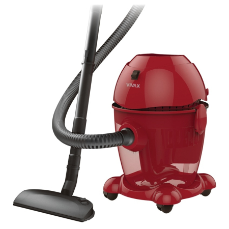 Aspiratoare - Aspirator fara sac Umed&Uscat Vivax VCW-2002R R2, 2000W, filtru Spongios, Rosu