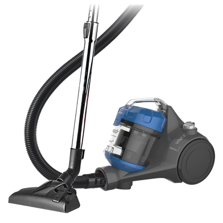 Aspiratoare - Aspirator fara sac Vivax VCC-700B NEO, 700W, Filtru HEPA 12, Recipient 2L, Tub telescopic, Albastru