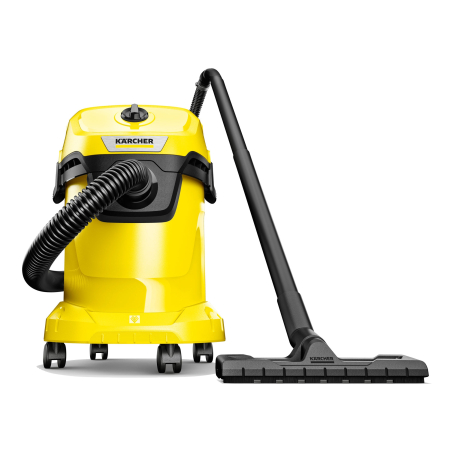 Aspirator multifunctional Karcher WD 3 V-17/4/20 1.628-101.0, Aspirare umeda si uscata, 17 l, Furtun 2 m, 1000 W, Sac filtru din hartie, Functie de suflare, Galben [2]