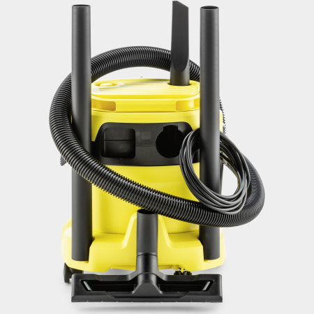 Aspirator umed-uscat Karcher WD 2 Plus V-12/4/18, 1000 W, recipient 12 l, furtun 1,8 m, functie de suflare, sac de filtrare, 1.628-000.0, Galben/Negru [2]