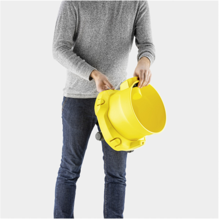 Aspirator umed-uscat Karcher WD 2 Plus V-12/4/18, 1000 W, recipient 12 l, furtun 1,8 m, functie de suflare, sac de filtrare, 1.628-000.0, Galben/Negru [8]