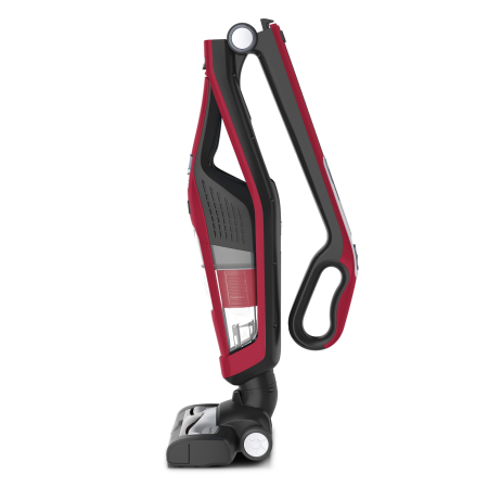 Aspirator vertical fara fir Rowenta Dual Force 2 in 1 RH6753WO, 48W, 21.6V, 0.6L, autonomie 75 min, perie de aspirare cu LED rotativa, maner pliabil, rosu [2]