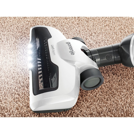 Aspirator vertical GORENJE Freestyle SVC180FW, 0.6l, 18V, autonomie max 45 min, iluminare LED, alb-gri inchis [5]