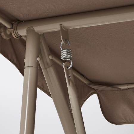 Balansoar gradina Monte Carlo, 3 locuri, 211 x 120 x 167 cm, sarcina 300 kg, maro [3]