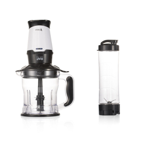 Blender și Tocător Electric RAF R.2905, 350W, 1,5L, 2-în-1, Lame din Oțel Inoxidabil, Recipient Blender 600 ml, Motor cu Bobinaj din Cupru [8]