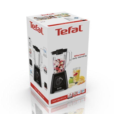 Blender Tefal BlendForce 2 BL420838, 600 W, 2 viteze, Cutit cu 4 lame, Functie de maruntire gheata, Negru [3]