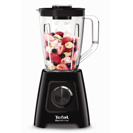 Blender Tefal BlendForce 2 BL420838, 600 W, 2 viteze, Cutit cu 4 lame, Functie de maruntire gheata, Negru [1]