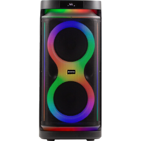 Boxa portabila VORTEX VO2618, 100W RMS, Bluetooth, Radio FM, negru [1]