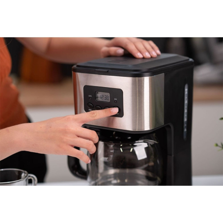 Cafetiera MYRIA MY4118, 1.5l, 900W, 12 cesti, negru-argintiu [7]