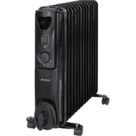 Calorifere si Convectoare electrice - Calorifer electric cu ulei VORTEX VO4265BK, 13 elementi, 3000W, negru