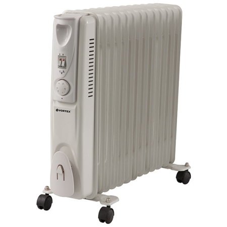 Calorifere si Convectoare electrice - Calorifer electric VORTEX VO4222, 13 elementi, 3 trepte putere, 2500W, alb