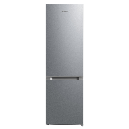 Combine frigorifice - Combina frigorifica Albalux AXCFS350E - 262 L, clasa E, LED, usi reversibile, H 177 cm, inox