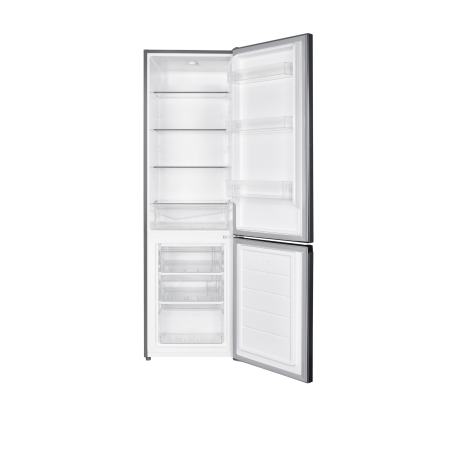 Combina frigorifica Albatros CFX343E, 262 litri, clasa E, inaltime 180 cm, termostat reglabil, dezghetare automata frigider, usi reversibile, lumina interioara tip LED, picioare reglabile, argintiu [1]