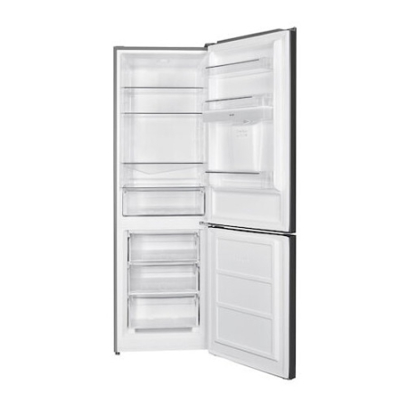 Combina Frigorifica Albatros CFXD395E 313L, Clasa energetica E, Dozator apa, 3 sertare congelator, H 186 cm, Inox/Argintiu [1]