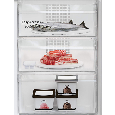 Combina frigorifica Arctic AK60406M40W, 386 l, Clasa E, Garden Fresh, Safety Glass, XXL Bottle, H 202,5 cm, Alb [4]