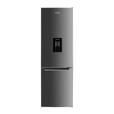 Combine frigorifice - Combina Frigorifica Samus SCX344ED, 260 l, Termostat Reglabil, Clasa energetica E, 3 sertare la congelator, H 180 cm, Inox/Argintiu