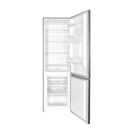 Combina Frigorifica Samus SCX344ED, 260 l, Termostat Reglabil, Clasa energetica E, 3 sertare la congelator, H 180 cm, Inox/Argintiu [1]
