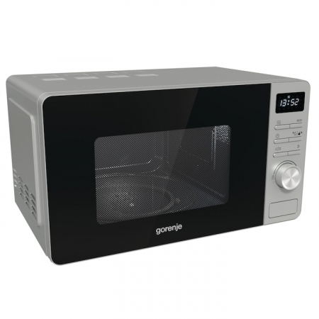 Cuptor cu microunde Gorenje MO20A3X,, 20L, 5 nivele, Digital, 800W, display LED, Argintiu [1]