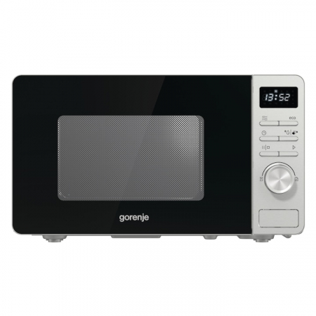 Cuptoare cu microunde - Cuptor cu microunde Gorenje MO20A3X,, 20L, 5 nivele, Digital, 800W, display LED, Argintiu