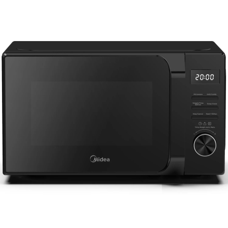 Cuptoare cu microunde - Cuptor cu microunde Midea AG20CF2EBK, 20L, digital, 700W, grill, Funcție de decongelare, Negru