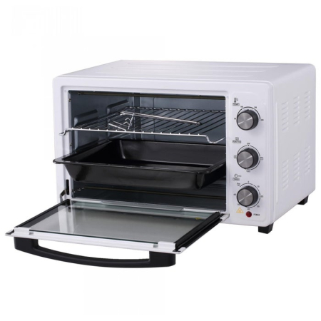 Cuptor electric Albatros A35W2, 35 litri, 1500 W, 4 programe, timer, functie Stay On, geam dublu, alb [1]