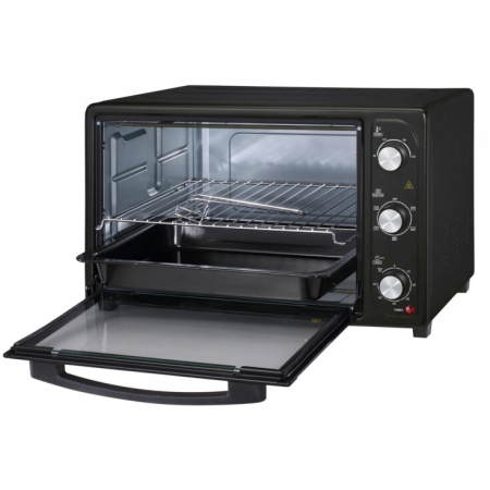 Cuptor electric Albatros A45B2, 45 litri, 1800 W, 4 programe, timer, functie Stay On, geam dublu, negru [1]
