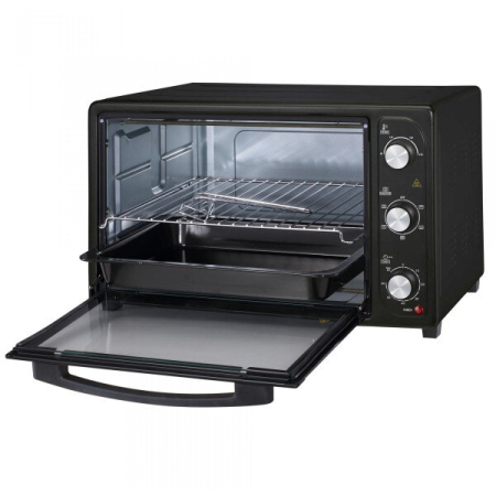 Cuptor electric Albatros A45BC2, 45 litri, 1800 W, 6 programe, timer, functie Stay On, convectie, geam dublu, negru [1]