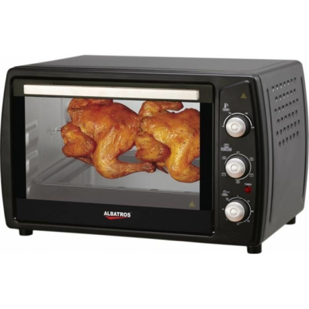 Cuptor electric Albatros A63BRC2, 63 litri, Rotisor, Convectie, Putere totala 2200 W, Negru [4]