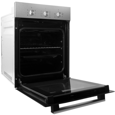 Cuptor electric incorporabil Samus SC456GTXV, clasa A, 43 litri, 6 functii, grill, ventilatie, timer mecanic, panou control din inox, 1900 W, argintiu [2]