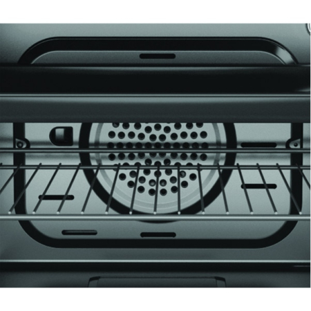 Cuptor electric incorporabil Samus SC618TGV, clasa A, 58 litri, 6 functii, grill, ventilator, timer, 2200 W, negru [1]