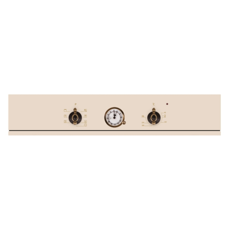 Cuptor electric incorporabil Samus SC620VTV, clasa A, 58 litri, 6 functii, grill, ventilator, timer, design vintage, 2200 W, bej [1]