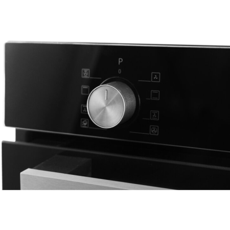 Cuptor electric incorporabil Samus SCE828GCF3D, clasa A, 80 litri, 8 functii, gatire 3D, grill, ventilatie, timer, afisaj digital, curatare catalitica, 2500 W, negru [5]