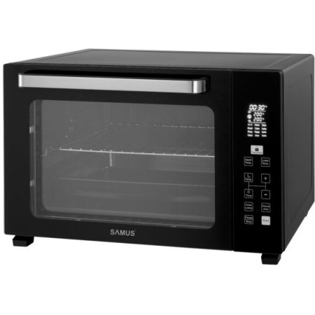 Cuptor electric Samus CSDN-48BRCL3, 48 litri, 1800 W, 12 programe, grill, rotisor, convectie, dezghetare, functie mentinere la cald, afisaj electronic, timer, negru [5]