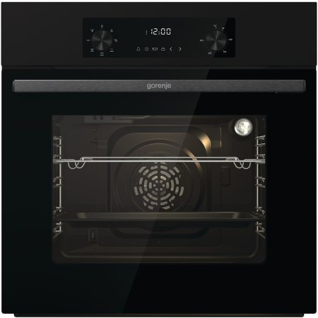 Cuptoare incorporabile - Cuptor incorporabil GORENJE BO6635E01B, Electric, Autocuratare AquaClean, 61 l, Clasa A, negru
