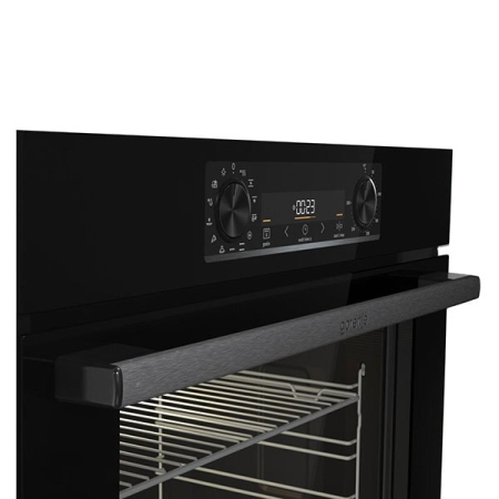Cuptor incorporabil GORENJE BO6737E02BG, Electric, Autocuratare Hidrolitica, 77 l, Clasa A, negru [4]
