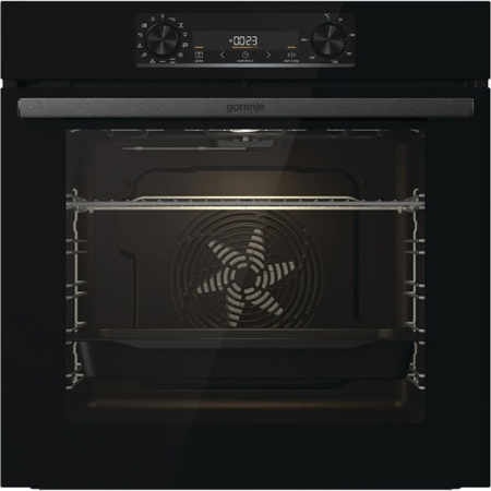 ELECTROCASNICE - Cuptor incorporabil GORENJE BO6737E02BG, Electric, Autocuratare Hidrolitica, 77 l, Clasa A, negru